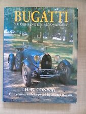 Bugatti Book Very Good Rare H.G. Conway picture