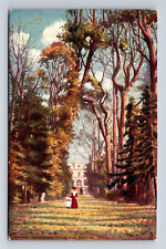 Guy's Cliffe House & Avenue Warwick England UK Raphael Tuck's Oilette Postcard picture