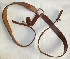 RARE CAVALRY LEATHER BRACKET WWI 1914-1918 OR WWII ORIGINAL FRANCE  picture