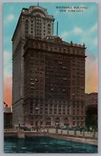 Whitehall Building New York City 17 Battery Place Postcard picture