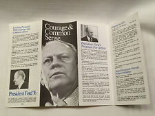 Rare 1976 President Gerald Ford Presidential Campaign Pamphlet Original  Unused picture
