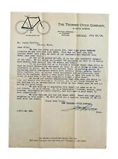 Antique 1898 Thorsen Cycle Co. Solicitation Correspondence Sales Letter picture