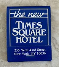 THE NEW TIMES SQUARE HOTEL NY, NY Vintage Full Unstruck Matchbook picture