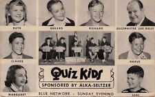 Postcard Quiz Kids Sponsored by Alka Seltzer  picture