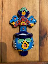 Authentic Mexican Talavera Small Holy Water Font – 23420 picture
