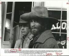 1985 Press Photo Actors Scott Glenn and Kevin Kline star in 