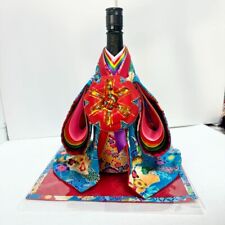 Kimono Okinawa Sake Bottle Awamori Cover Women Bingata Clothes Dress Japanese picture