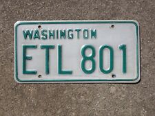 1973 Washington License Plate Chevy Ford Chevrolet 1974 1975 1976 1977 1978 1979 picture