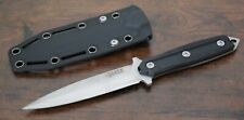 9” Fixed Blade Knife Spear Point Horizontal Carry D2 Steel Kydex Sheath Sharp picture