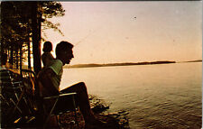 Fishing On Lake Greenwood State Park Greenwood County South Carolina  Postcard  picture