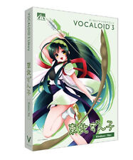 Vocaloid 3 Character Vocal Library TOUHOKU ZUNKO Computer Vocal software Japan picture