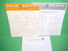 1948-1950 FORD CHEVROLET OLDS GMC TRUCK PHILCO RADIO SERVICE MANUAL MODEL CR-503 picture