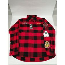 MINT Hakaba No Garou Getter Robo Flannel Shirt M Size from Japan picture