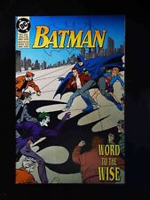 Batman A Word To The Wise #0  Dc Comics 1992 Vf/Nm picture