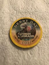 MGM Grand Casino Derby Day 1997 Limited Edition Chip *Very Rare* picture