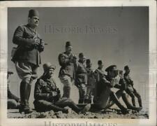 1940 Press Photo Egyptian Officers Watch Artillery Practice - nem57922 picture