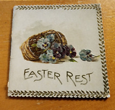 Small Antique Art Lithographic Publishing Co Booklet - Easter Rest picture