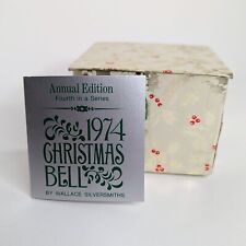 Vnt 1974 Wallace Silversmith Christmas Ornament Box With Insert Only Ephemera picture