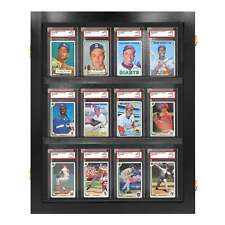 PENNZONI Sports Card Display Case, Holds 12 PSA Graded Sports Cards picture