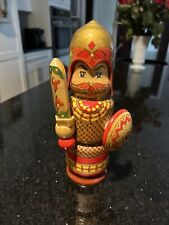 Russian Handmade / Painted Viking Bottle Holder 9” Tall - 1 PCE picture