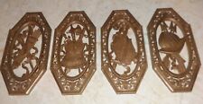  VTG Syroco/Homco MCM Spanish Conquistador Coat of Arms Wall Art - Set ol Four  picture
