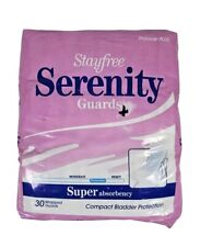 STAYFREE Pads Guards Vintage 30 Pack 1997 Super Absorbency picture