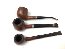Lot of 3 Vintage Estate  Wood Tobacco Smoking Pipes used picture