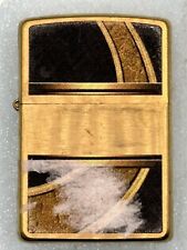 2016 Black & Gold Design Brass Zippo Lighter NEW picture