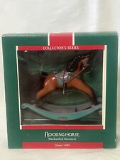 Hallmark Keepsake Ornament Rocking Horse Series 1989 - 9th In Series picture
