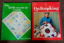Quilt As You Go Books Quilt As You Go Guide and Step by Step Quiltmaking  1970's picture
