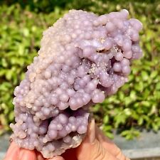 218G Beautiful Natural Purple Grape Agate Chalcedony Crystal Mineral Specimen picture