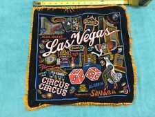 Vintage Las Vegas,NV Casino Blk Souvenir Pillowcase Approx 16