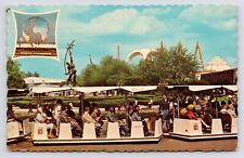1964 New York World's Fair Glide-a-ride Tram Vintage New York City NYC Postcard picture