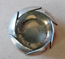 Vintage small Pewter OPEN SALT DIP~1910 by AE Chanal picture
