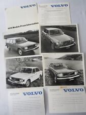 1974 Volvo Press Kit Brochure w/ Photos 164E 145 Station Wagon 144 142 picture