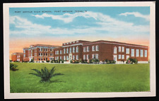 Postcard Port Arthur TX High School picture