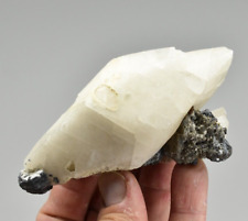 Calcite with Galena - Buick Mine, Iron Co., Missouri picture