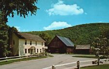 Postcard VT Plymouth Notch Vermont Wilder House & Barn Chrome Vintage PC G7422 picture
