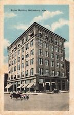 Carter Building Hattiesburg Mississippi MS Old Cars c1920 Postcard picture
