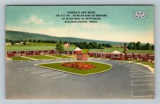 McConnellsburg PA-Pennsylvania, Johnnie's New Motel Vintage Souvenir Postcard picture