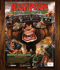 Rampage Total Destruction Midway - Video Game Print Ad / Poster Promo Art 2006 picture