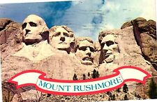 Vintage Postcard- Mount Rushmore Memorial, Black Hills, SD. picture