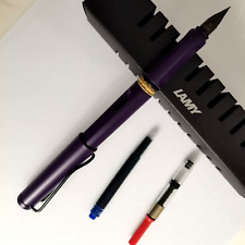 Purple LAMY Safari Fountain Pen Medium Nib With Box picture
