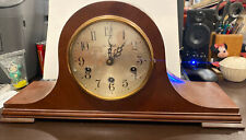 Vintage Herschede 8 Day Mantle Clock Westminster Chime Mahogany Case Model 808 picture