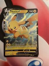 Pokemon Card Pikachu V SWSH063 Black Star Promo Near Mint picture