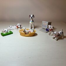 Vintage Disney 101 Dalmatians Toy Figures Set Of 6 picture