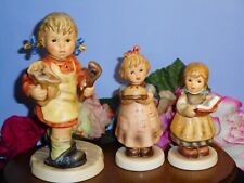3 GOEBEL HUMMEL FIGURINES 2167 MIXING CAKE 2381 COUNTRY KITCHEN 2116/A CUP SUGAR picture