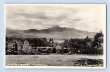 RPPC 1930'S. CHOCORUA LAKES & MT. WHITE MTS, NH. POSTCARD. SC34 picture