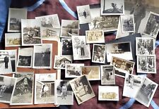 Lot Of 35 FOUND Vintage B&W Photographs Snapshots Antique Variety 1930s-1940s picture