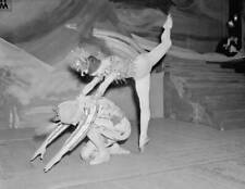 English ballerina Margot Fonteyn rehearsing before her performance- Old Photo 1 picture